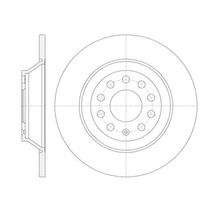 Гальмівний диск REMSA 6969.00 зображення 1