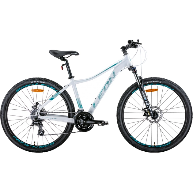 Велосипед Leon 27.5" XC-LADY AM Hydraulic Lock Out DD рама-16,5" 2022 White/Turquoise (OPS-LN-27.5-160) - изображение 1