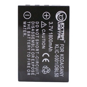 Акумулятор до фото/відео Extradigital Kodak KLIC-5001, DB-L50 (DV00DV1151) зображення 1