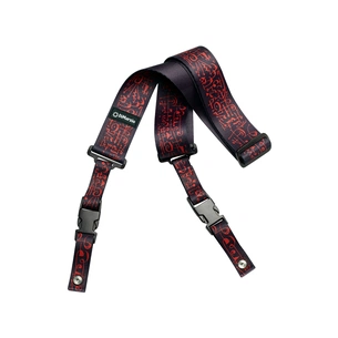 Ремінь для гітари DiMarzio Steve Vai ClipLock Art Strap Black (DD2243) зображення 1