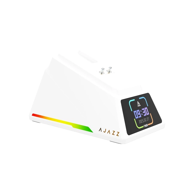 Мишка Ajazz AJ159 APEX Wireless/Bluetooth/USB White (AJM159-A-W) - зображення 5