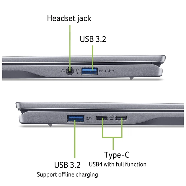 Ноутбук Acer Swift Go 14 AI SFG14-01 (NX.KYXEU.005) - изображение 11