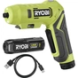 Викрутка акумуляторна Ryobi RSDP4-120G 4В, USB, Lithium, 1х2Ah, 5Нм, 200об/хв, поворотна ручка (5133005958) - уменьшенное изображение 1