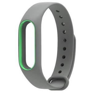 Ремінець до фітнес браслета Xiaomi Mi Band 2 Gray/Green (Р28605) зображення 1