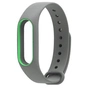 Ремінець до фітнес браслета Xiaomi Mi Band 2 Gray/Green (Р28605) - зменшене зображення 1
