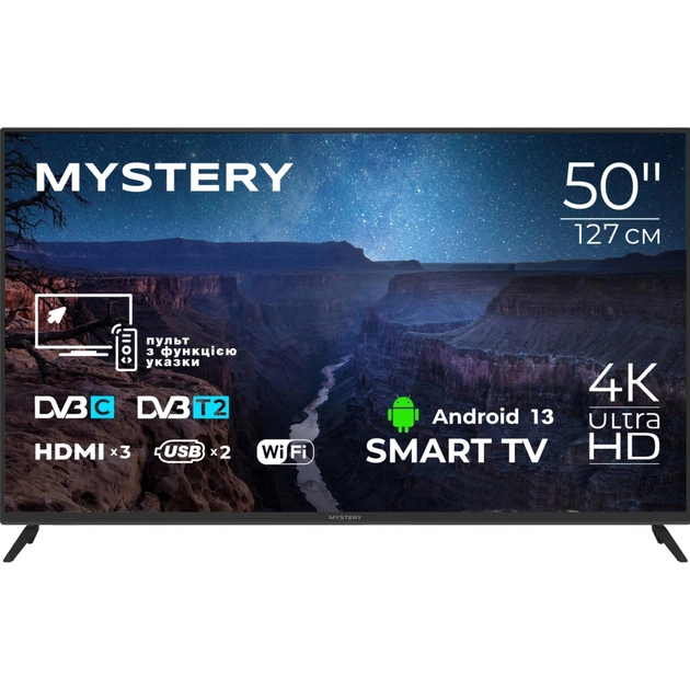 Телевізор MYSTERY TV MTV-5060UDT2 - зображення 1