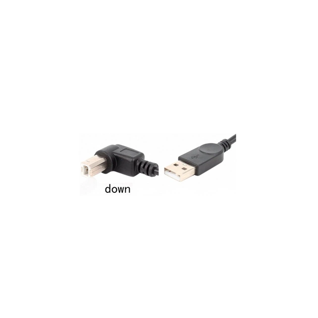 Кабель для принтера USB 2.0 AM/BM 1.0m 90 down Value (S0670) - зображення 1
