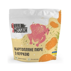 Їжа швидкого приготування Food Mission Пюре картопляне з куркою 75 г (fm.30405) зображення 1