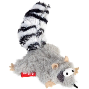 Іграшка для котів GiGwi Catch&scratch Єнот з котячою м'ятою 8 см (75019) зображення 1