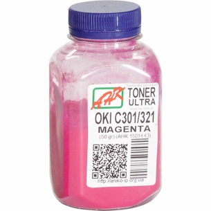 Тонер OKI C301/321, 50г Magenta AHK (1501443) зображення 1