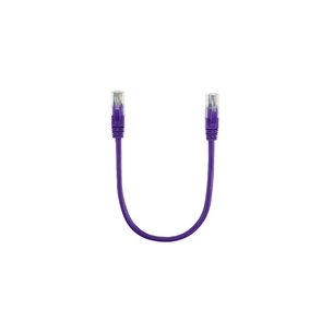 Патч-корд Ritar 0.25м, RJ-45, Cat.5e, CU, мідь, фіолетовий (PCR-CU/0.25Pe / 14091) зображення 1