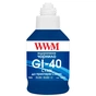 Чорнило WWM Canon GI-40 для G5040/G6040 190г Cyan (KeyLock) (G40C) - зменшене зображення 2