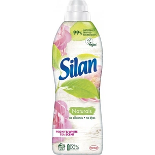 Кондиціонер для білизни Silan Naturals Аромати півонії і білого чаю 800 мл (9000101385496) зображення 1