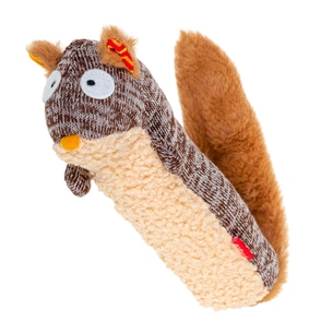 Іграшка для собак Collar GiGwi Plush Білка з пищалкою 29 см (75309) зображення 1