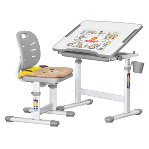 Парта зі стільцем Evo-kids Grey (Evo-06 Ergo G) изображение 1