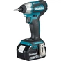 Гайковерт Makita акумуляторний ударний LXT, 18В, 4Аг х 2шт, DC18RC, кейс (DTD155RME) - зменшене зображення 1