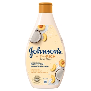 Гель для душу Johnson's Vita-Rich Релаксний з йогуртом, кокосом і екстрактом персика 250 мл (3574661385198/3574661385617) зображення 1
