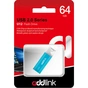 USB флеш накопичувач AddLink 64GB U12 Aqua USB 2.0 (ad64GBU12A2) - зменшене зображення 2