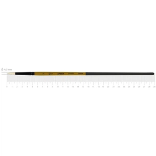Пензлик для малювання Rosa Щетина кругла, AMBER 2306R, №2 (4823098533269) изображение 1