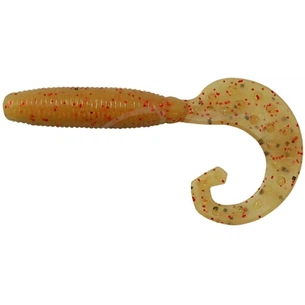 Силікон рибальський Reins FAT G TAIL GRUB 3" B09 Smoke Mustard 10шт (1552.00.52) зображення 1