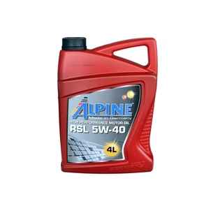 Моторна олива Alpine 5W-40 RSL 4л (0145-4) зображення 1