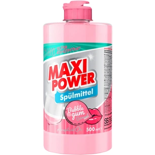 Засіб для ручного миття посуду Maxi Power Бабл Гам 500 мл (4823098411963) зображення 1