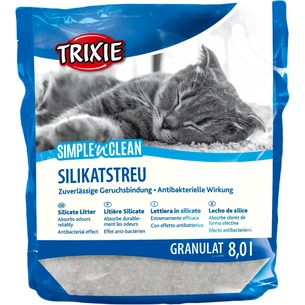Наповнювач для туалету Trixie Simple&Clean силікагелевий вбирний 3.6 кг 8 л (4047974040201) зображення 1