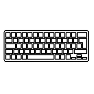 Клавіатура ноутбука Samsung 17.3" 350E7C Series чорна з чорною рамкою RU (A43698) зображення 1
