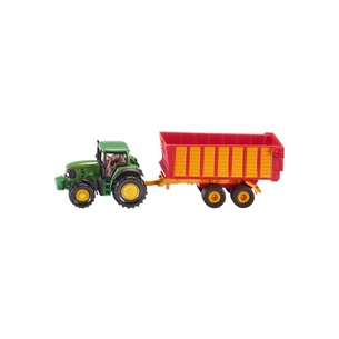 Спецтехніка Siku Трактор John Deere з силосним причепом (6320312) зображення 1