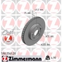 Гальмівний диск ZIMMERMANN 590.2561.20 - зменшене зображення 1
