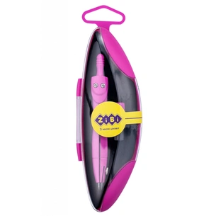 Циркуль ZiBi NEON START, у тв. футляр, зап.грифель, рожевий, KIDS Line (ZB.5323NS-10) зображення 1