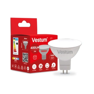 Лампочка Vestum MR16 5W 4100K 220V GU5.3 (1-VS-1503) зображення 1