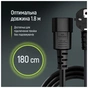 Кабель живлення C13 1.8m black ColorWay (CW-CBP082-BK) - preview 10