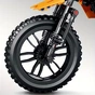 Конструктор Technic Racing Bike Off-Road (NO.47105) Orange 506 деталей - зменшене зображення 4