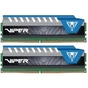 Модуль пам'яті для комп'ютера DDR4 8GB (2x4GB) 2666 MHz Viper Elite Blue Patriot (PVE48G266C6KBL) - уменьшенное изображение 1