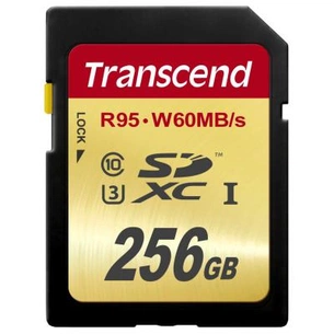 Карта пам'яті Transcend 256Gb SDXC Class10 UHS-I U3 (TS256GSDU3) зображення 1