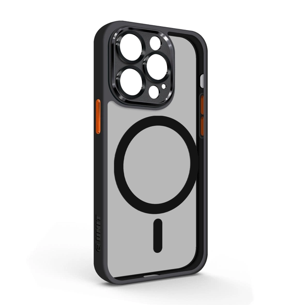 Чохол до мобільного телефона Armorstandart Unit MagSafe SE Apple iPhone 13 Pro Black Orange (ARM75370) - зображення 1
