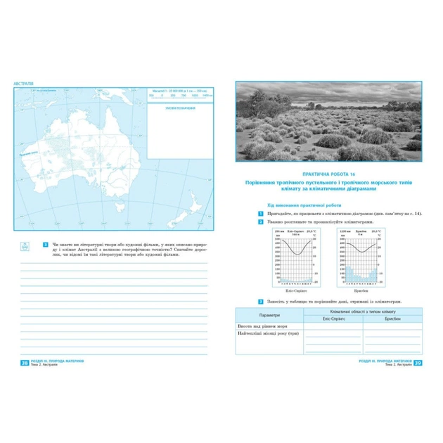 Робочий зошит НУШ Географія. 7 клас. Для практичних робіт і досліджень - О.Г. Куцінко Ранок (9786170990907) - picture 6