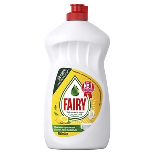 Засіб для ручного миття посуду Fairy Лимон 500 мл (5413149313842) зображення 1