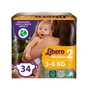 Підгузки Libero New Born 2 3-6 кг 34 шт (7322541197692) - зменшене зображення 1