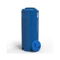 Ємність для води Євро Пласт вертикальна харчова 300 л вузька синя (12914) - зменшене зображення 2