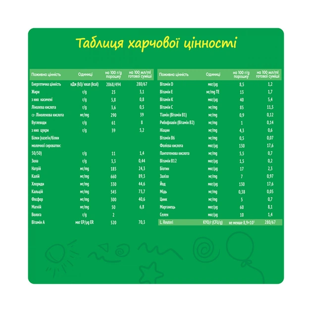 Дитяча суміш Nestogen 3 з лактобактеріями L. Reuteri з 12 міс. 600 г (7613287111821) - picture 6