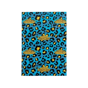 Канцелярська книга Axent Leopard А4 у твердій обкладинці 96 аркуші клітинка, блакитна (8422-554-A) зображення 1