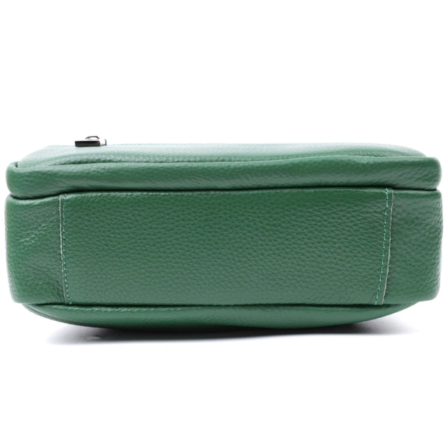 Сумка Vintage З натуральної шкіри Зелена (22639) - зображення 6