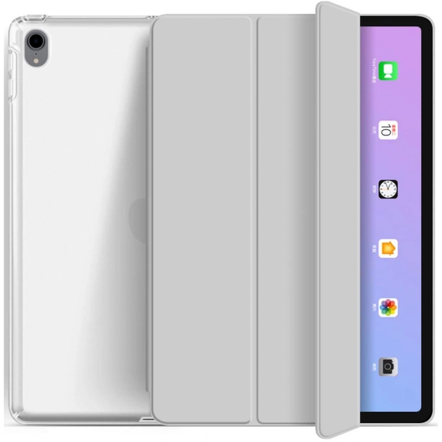 Чохол до планшета BeCover Tri Fold Soft TPU Apple iPad Air 10.9 2020/2021 Gray (705506) - изображение 1