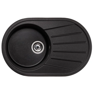Мийка кухонна GRANADO MURCIA black shine (gr1701) зображення 1