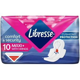 Гігієнічні прокладки Libresse Maxi Normal Wing 10 шт (7310790088137) зображення 1