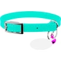 Нашийник для тварин WAUDOG Glamour з QR паспортом Д 22-30 см ментоловий (324813) - зменшене зображення 1