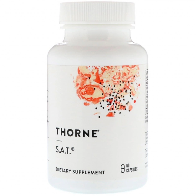 Травы Thorne Research Поддержка Печени, S.A.T., 60 капсул (THR-73202) - изображение 1