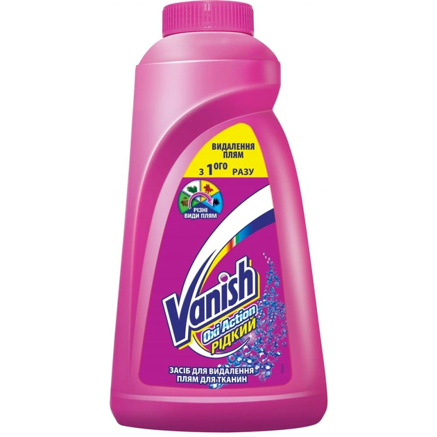 Засіб для видалення плям Vanish Oxi Action 1 л (5900627006315) - изображение 1